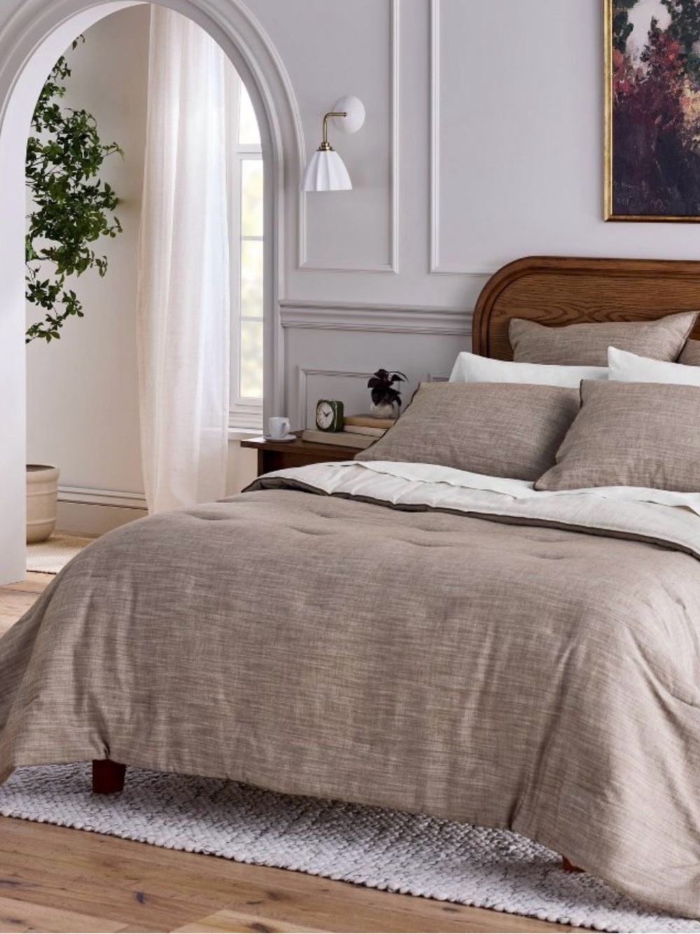 Hearth & Hand Comforter Set in Taupe